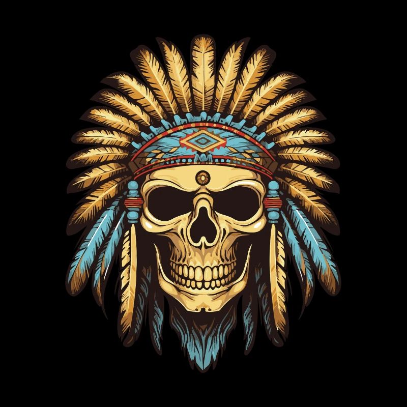 Crâne de chef indien Apache