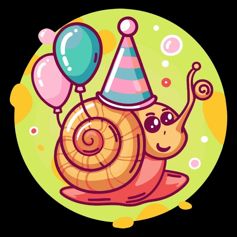Schnecke Geburtstag Comic