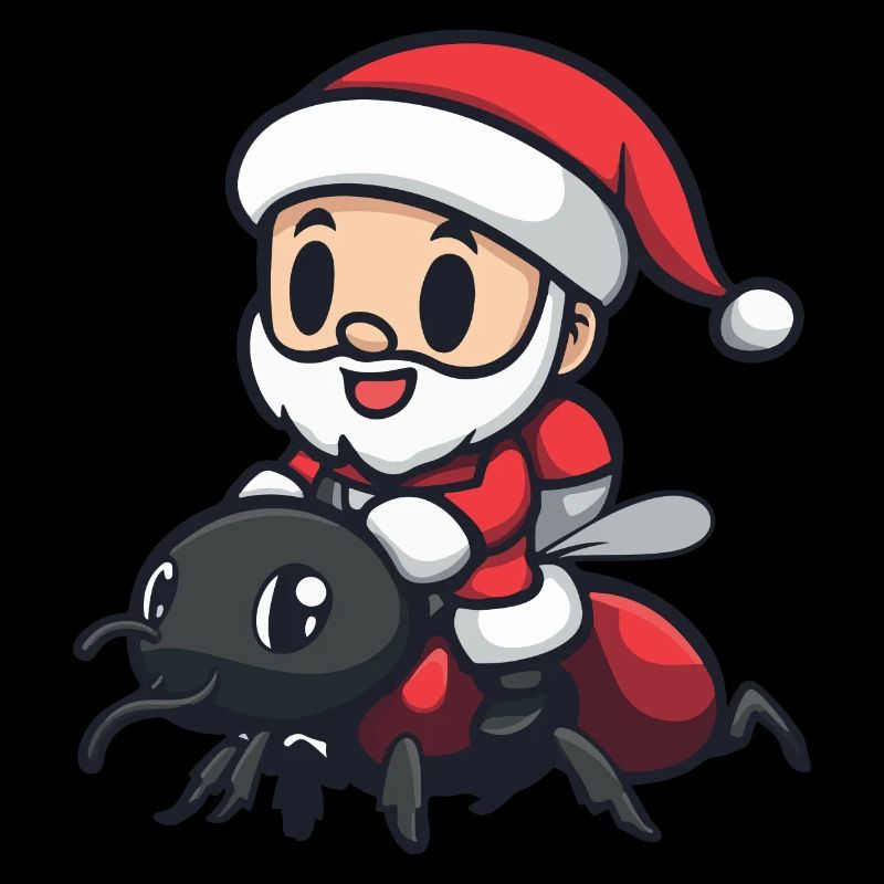 Fourmi Père Noël