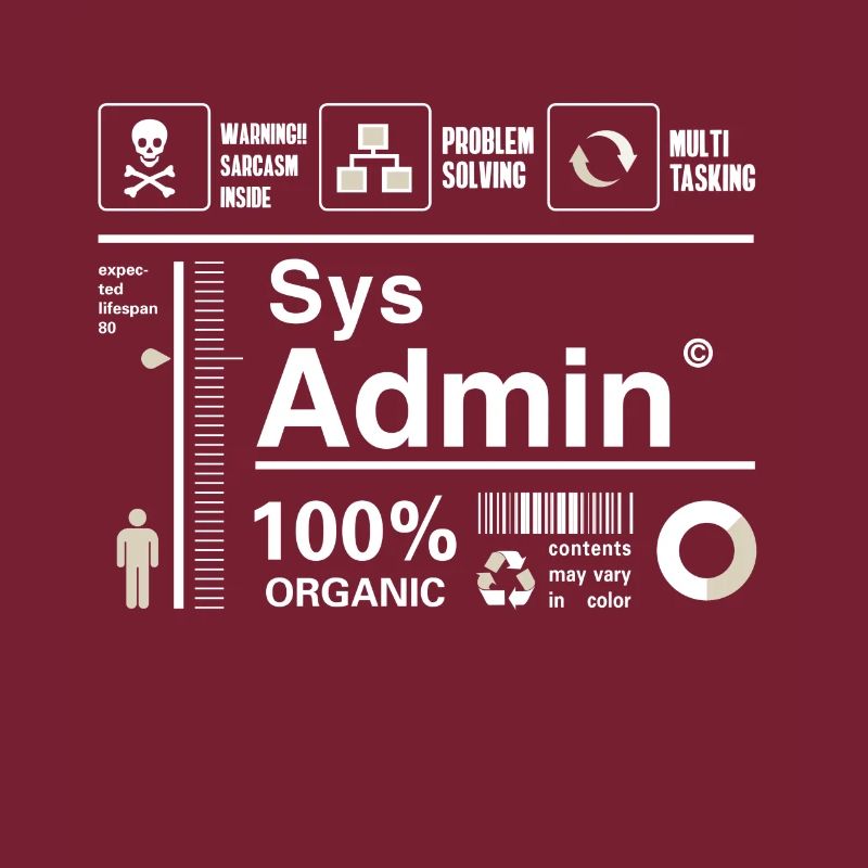 sys admin Content Irony Humor Computer Nerd pc cor