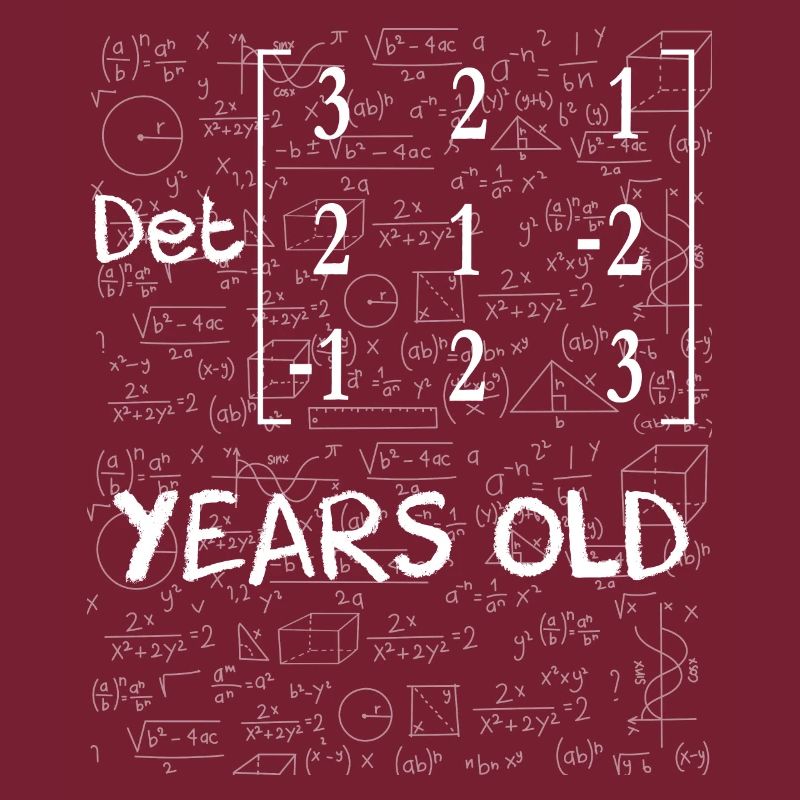 18th birthday 18 years matrix determinant