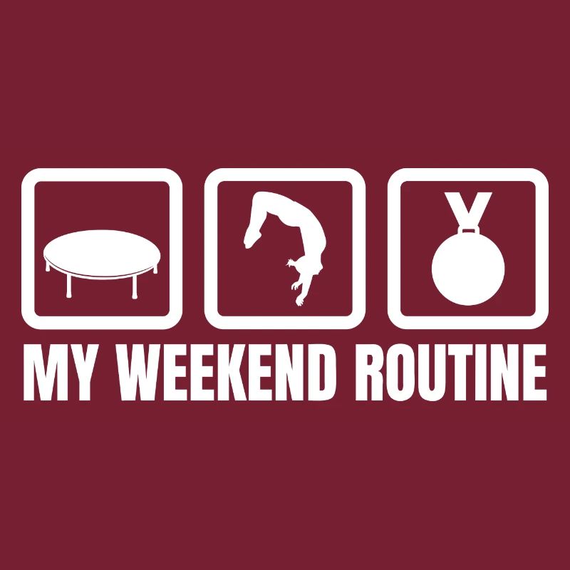 Trampolin Wochenendroutine