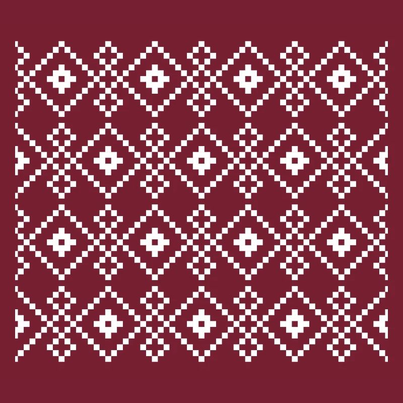 Weihnachtlicher Uni-Pullover (dunkel)