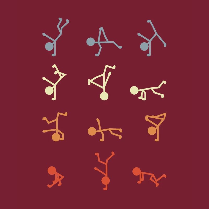 Figurines bâton breakdancer