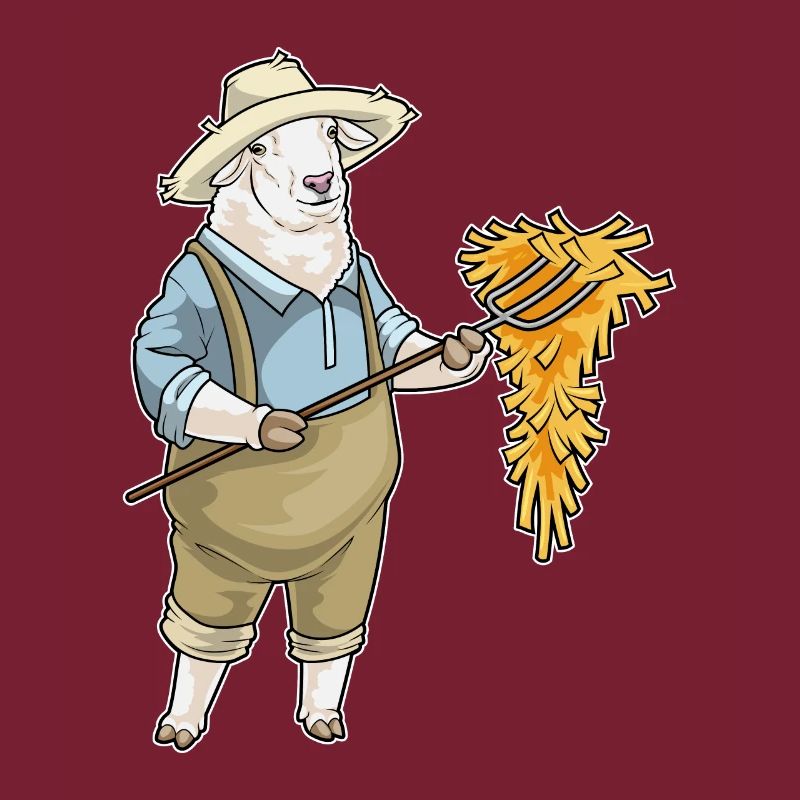 Mouton Éleveur Paille