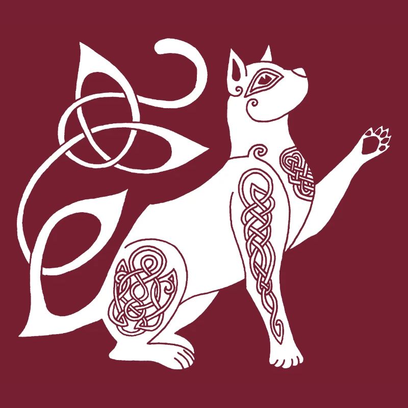 Chat blanc celte