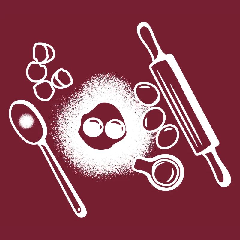 Dessin des ingrédients de cuisson