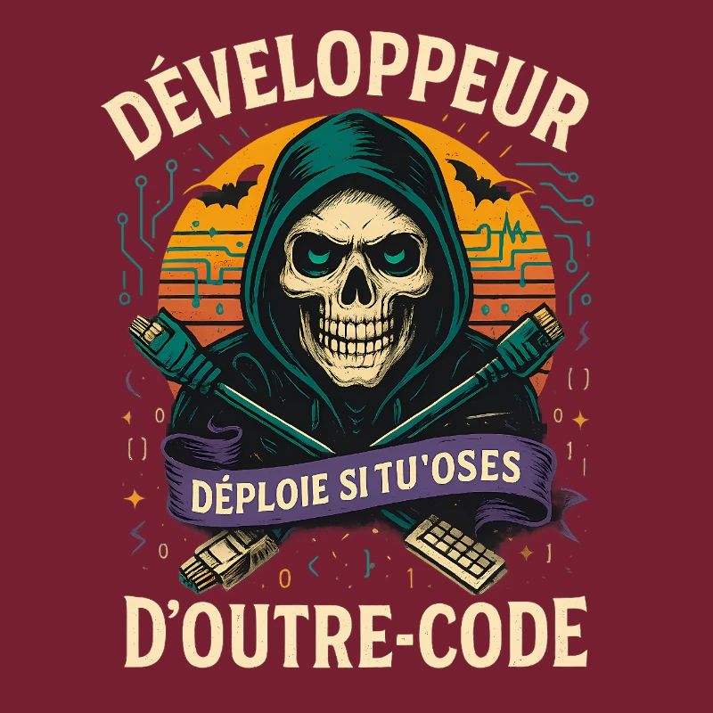 Web Developer - Halloween Skull