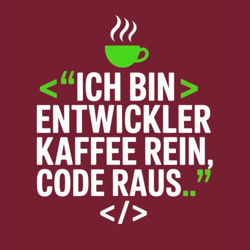 Developer Coffee Saying