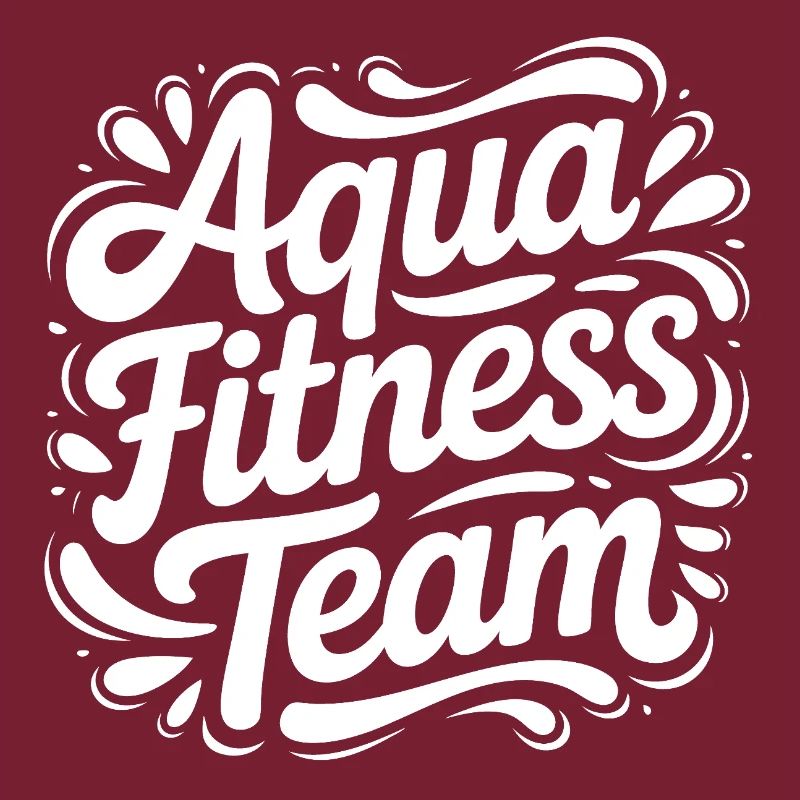 Lettrage d’équipe d’aquaforme