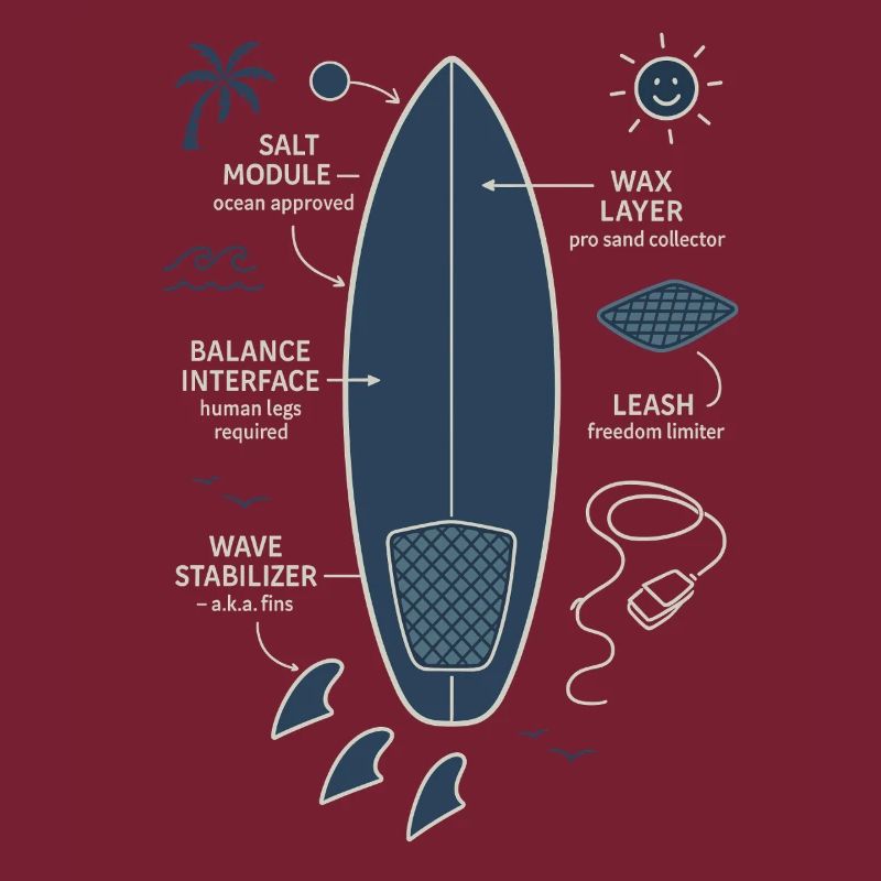 Plan de planche de surf