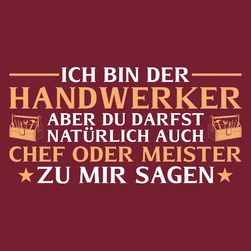 Handwerker Chef oder Meister - Heimwerker