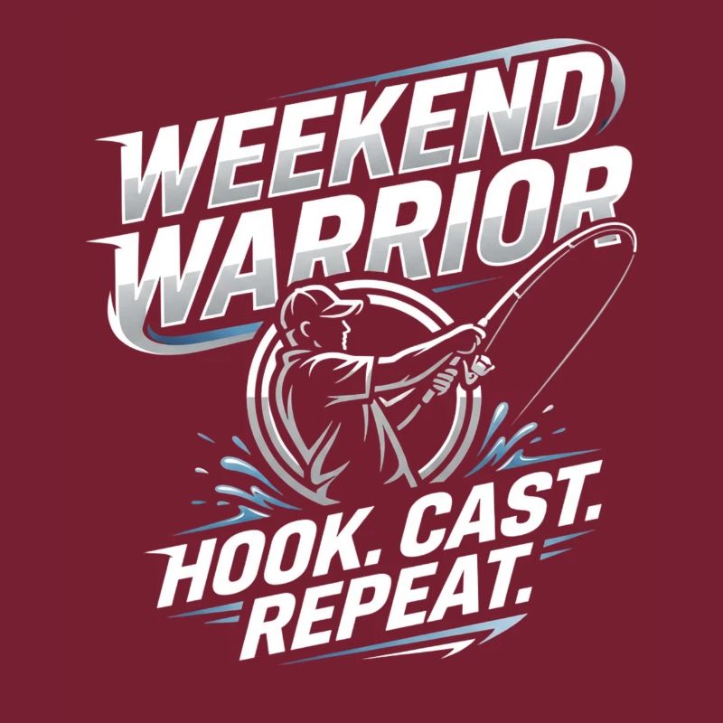 Répétition du pêcheur du Weekend Warrior Hook Cast