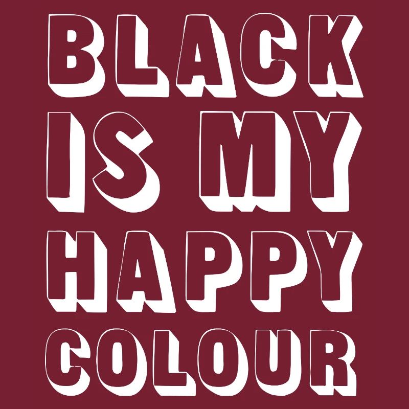 Le noir est ma couleur joyeuse