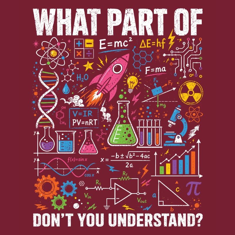 Physics Math Science Saying Shirt