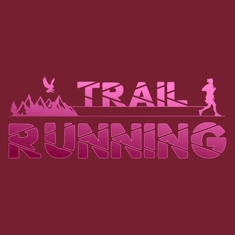 Trail Running Eagle Mountains Forest Shoes Profile pink