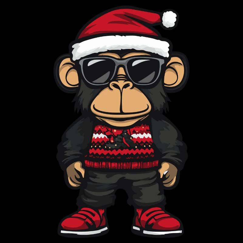 Singe Noël Cool Noël