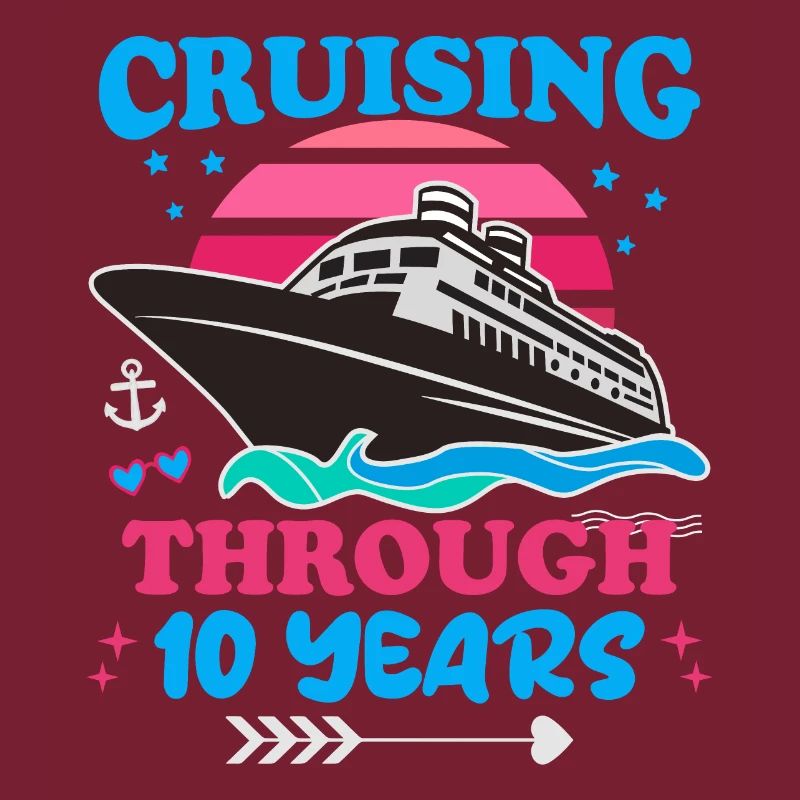 Kreuzfahrt durch den 10. Hochzeitstag