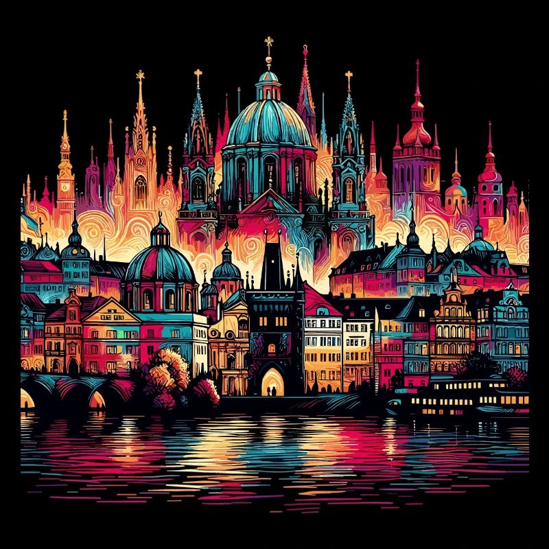 Prague Capitale République tchèque Cadeau