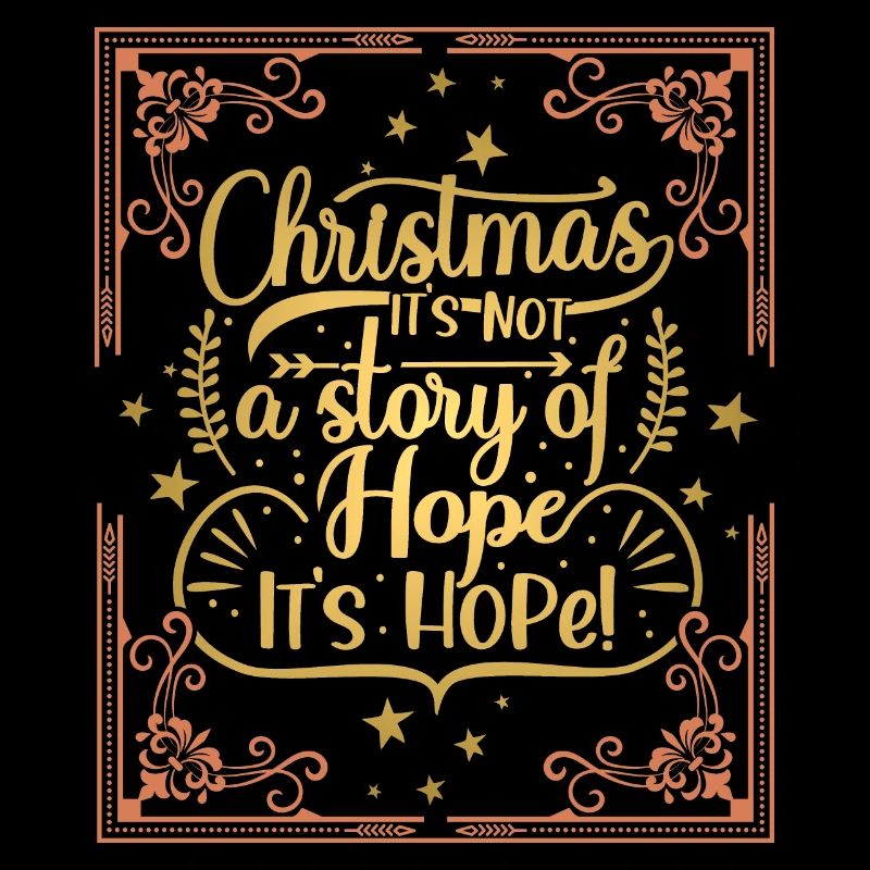 Millésime de Noël en disant la typographie dorée