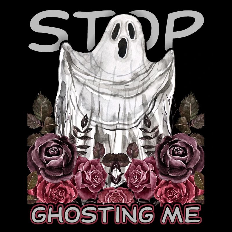 Unheimlicher Geist Gespenst Gothic lustiger Spruch
