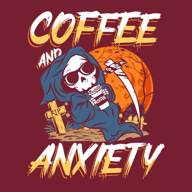 Kaffee und Angst | Unruhe Schädel