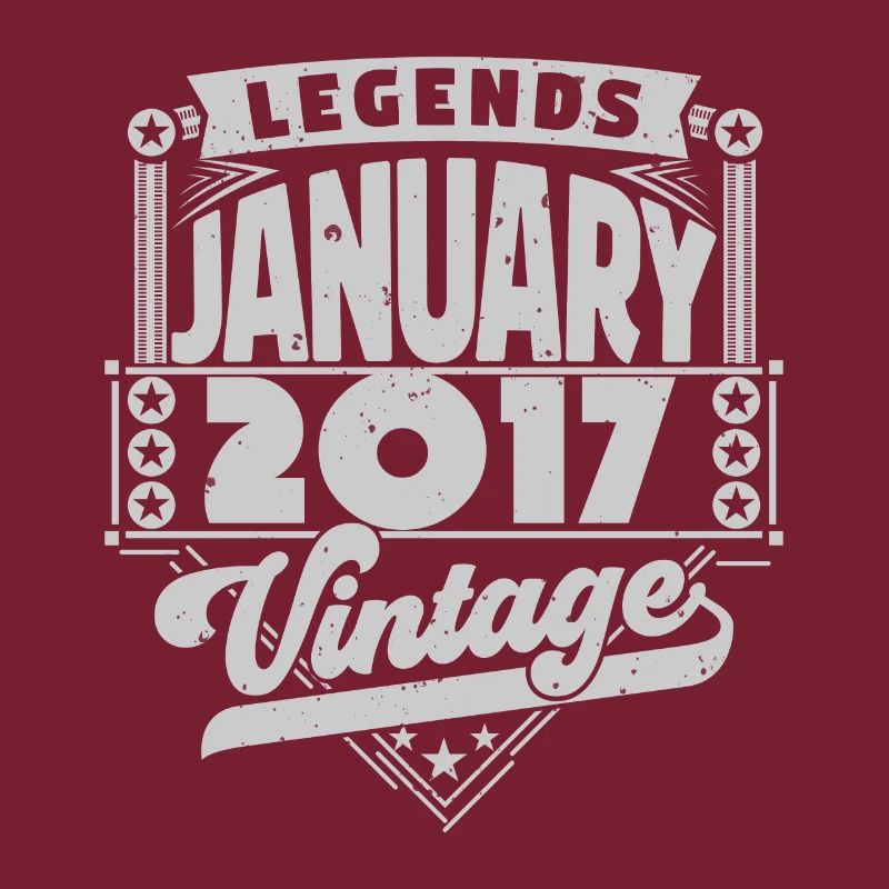 Vintage Anniversaire Janvier 2017, Janvier 2017.