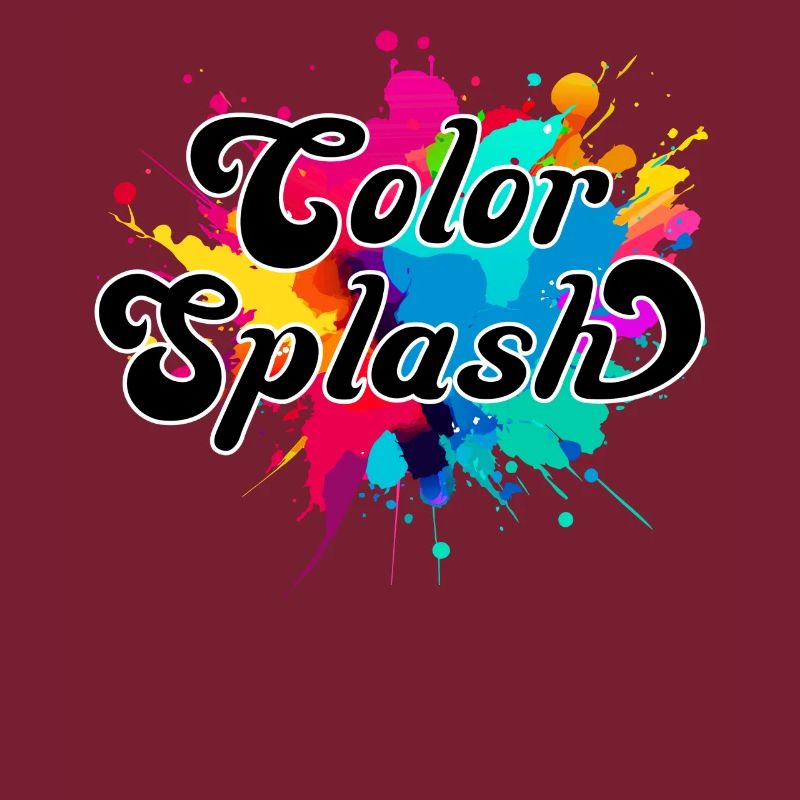 Éclaboussure de couleur. coloré, accrocheur, abstrait, cool,