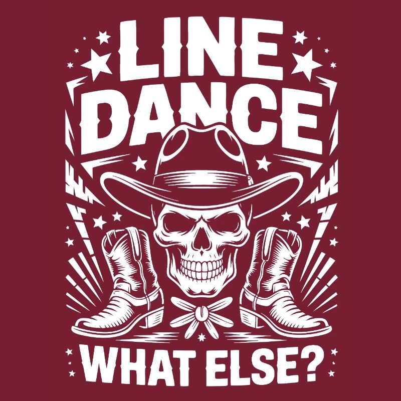 Line Dance Schädel Western