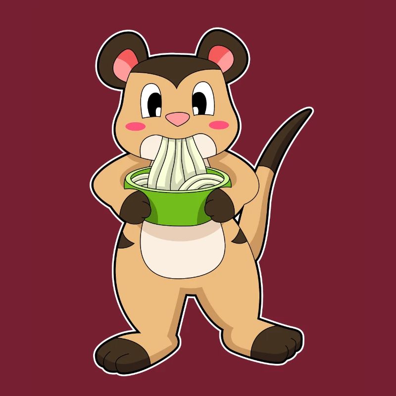 Erdmännchen mit Ramen