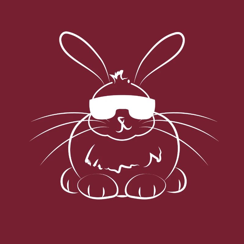 Hase cool mit Sonnenbrille