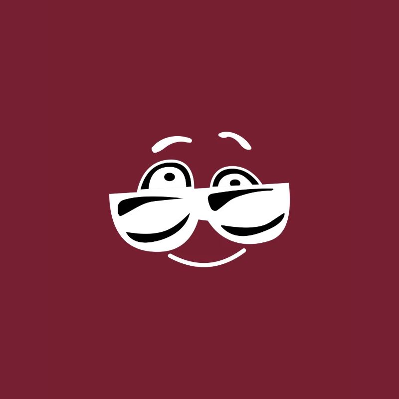 Smiley avec des lunettes de soleil