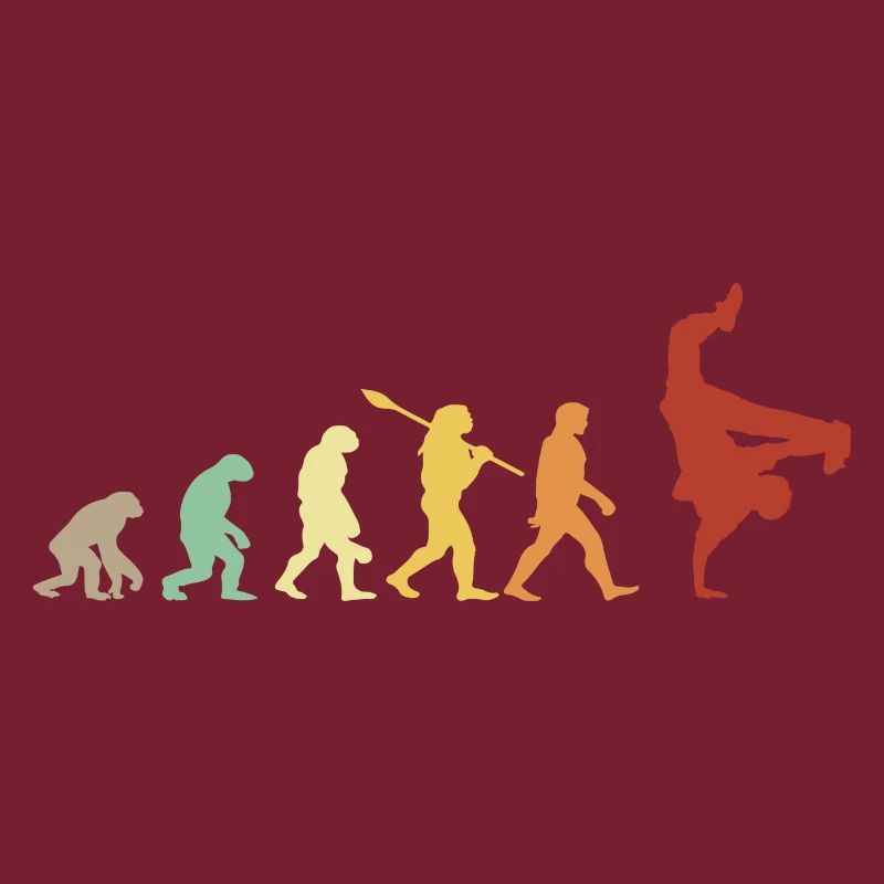 Evolution Hip Hop Breakdance - Hip Hop Geschenkidee