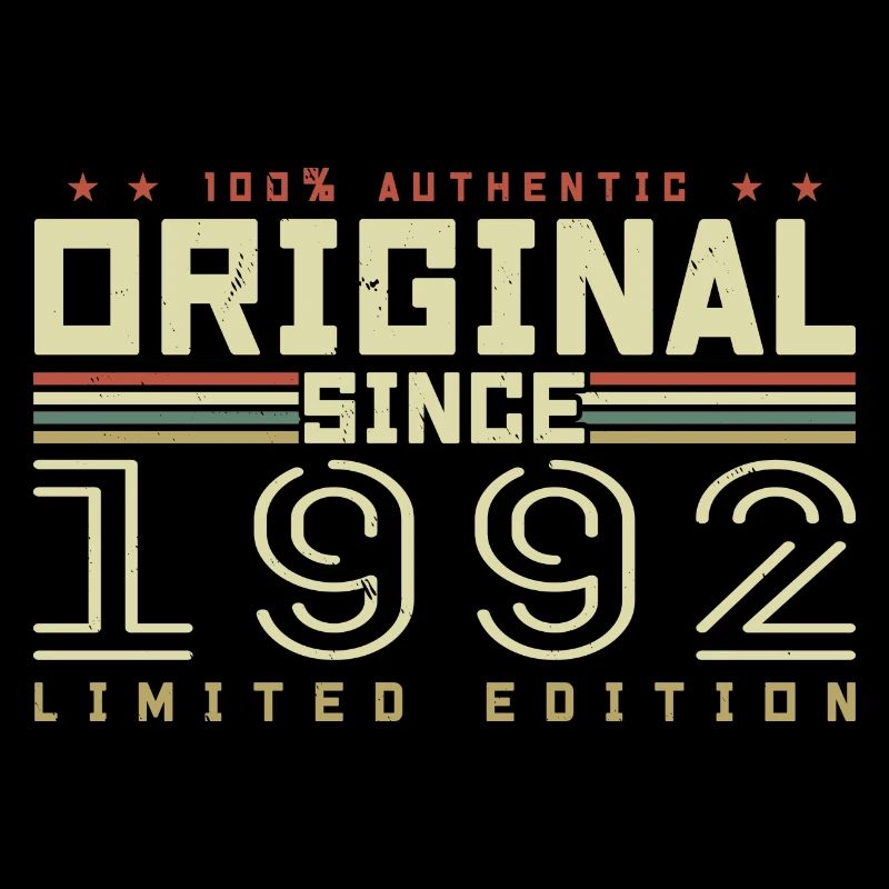Original 1992 Retro 1992 Geburtstagsgeschenk 1992