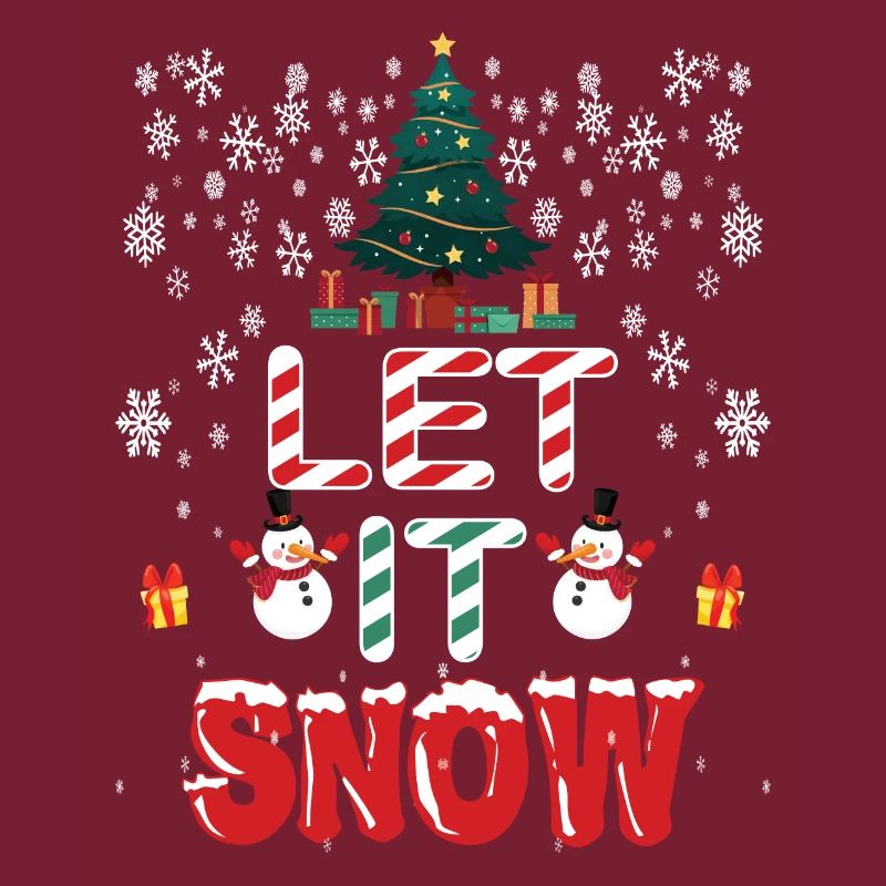 Let It Snow Flocon de neige de Noël