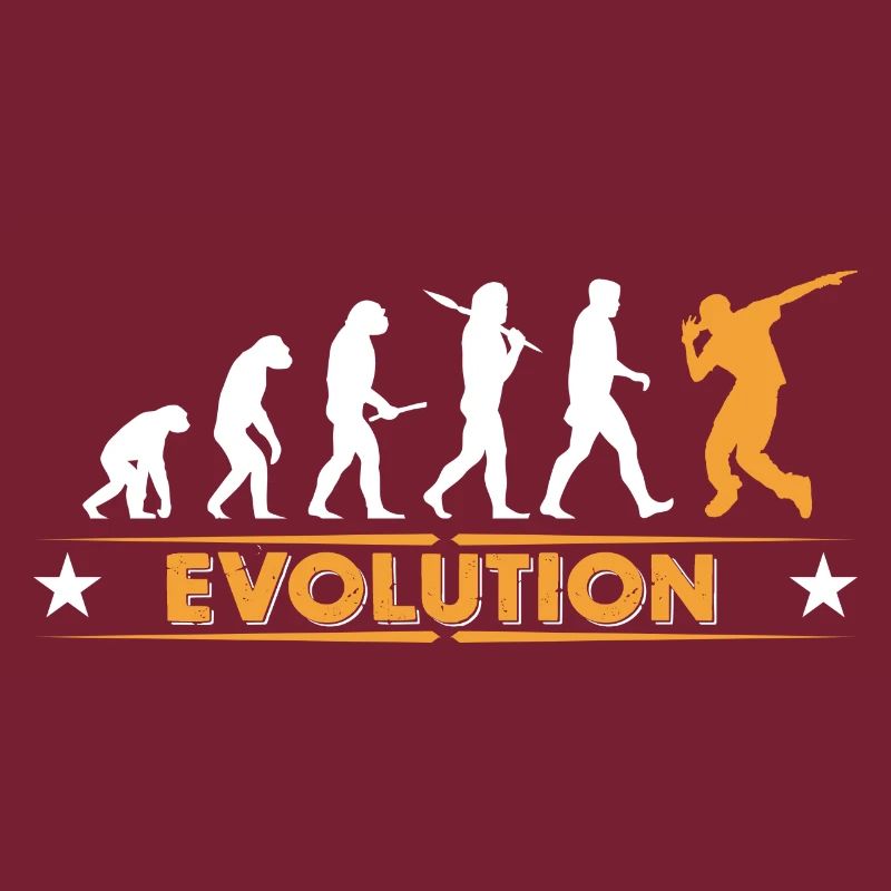 HipHop Breakdance Evolution - orange/weiss