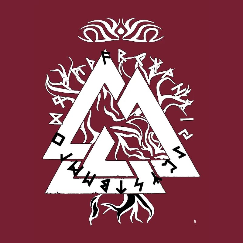 Magic Rune Triangle design
