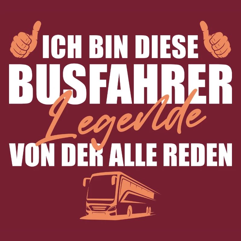 Busfahrer Legende Berufskraftfahrer Geschenk