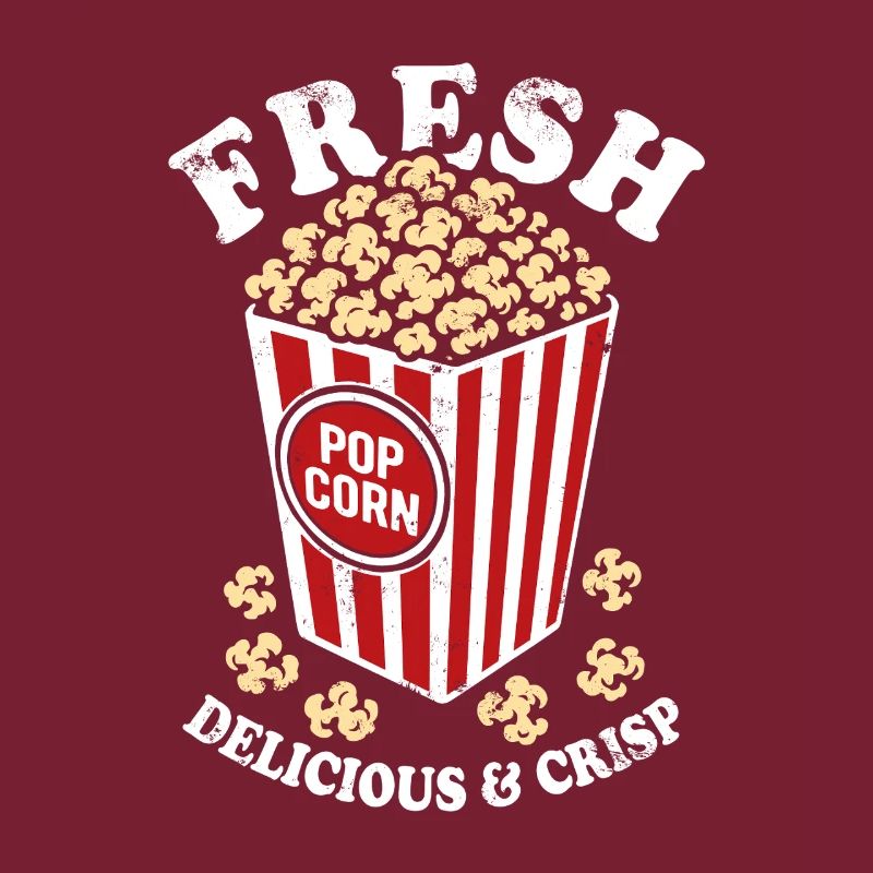 Frisches Popcorn - knusprig, lecker - Geschenk