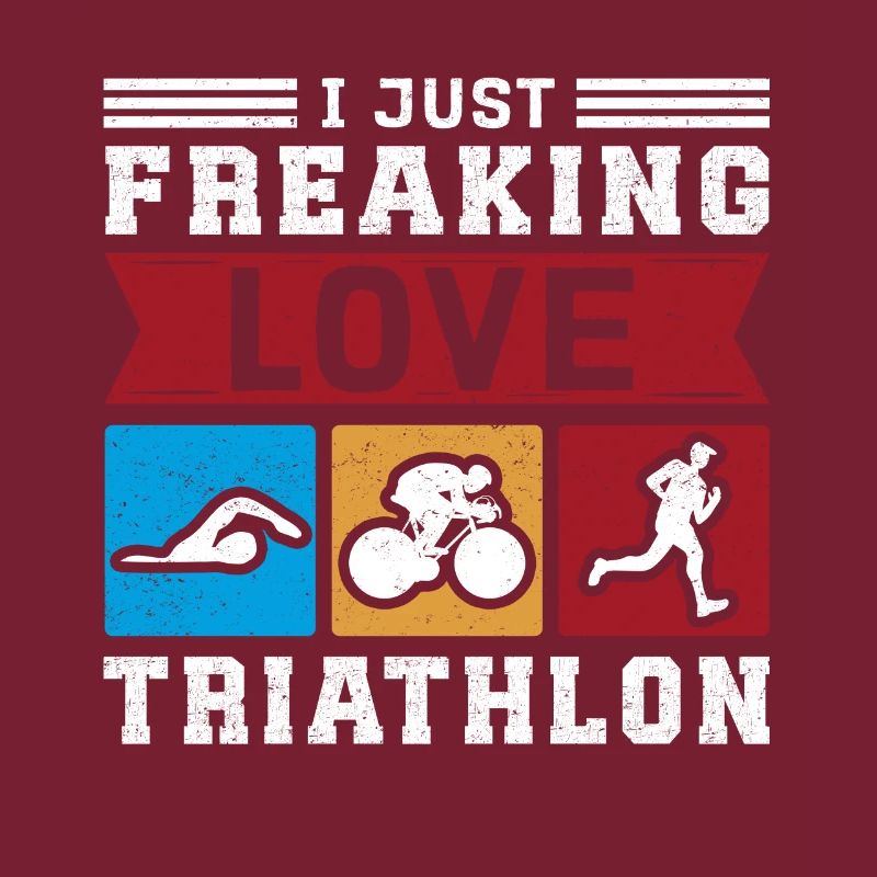 Triathlon Triathleten Athleten Triathlet Geschenk