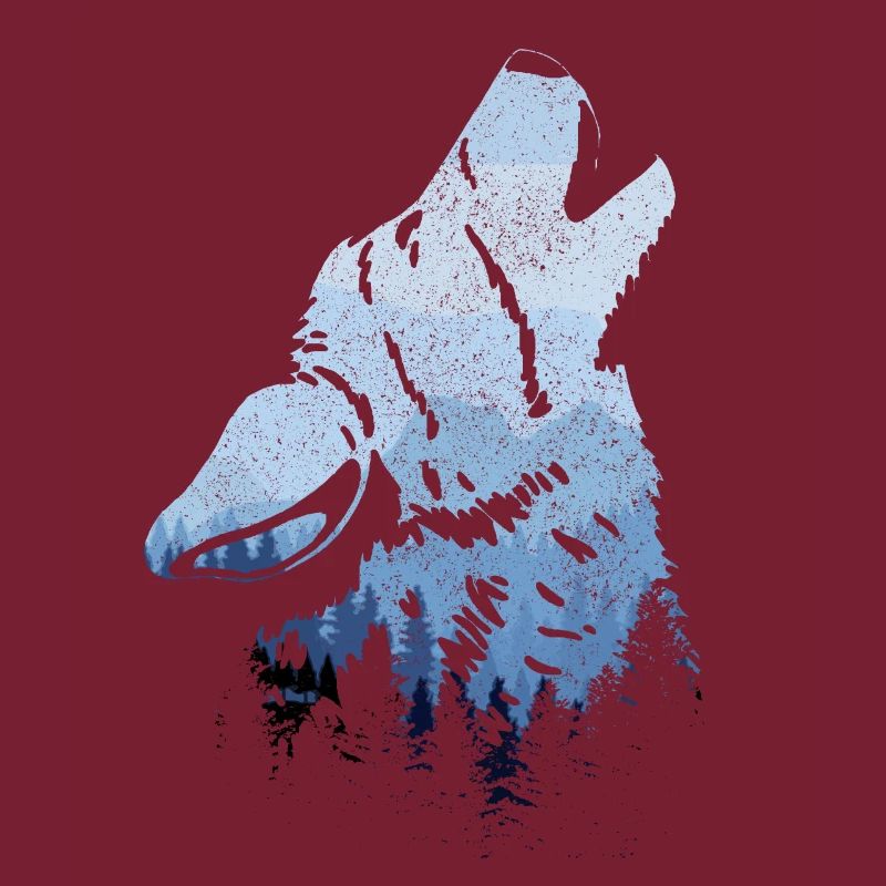 Cadeau de loup hurlant