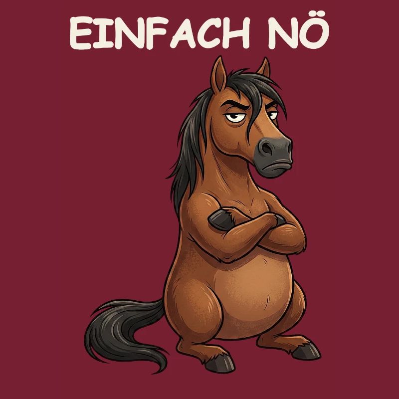Pferd Lustiger Spruch