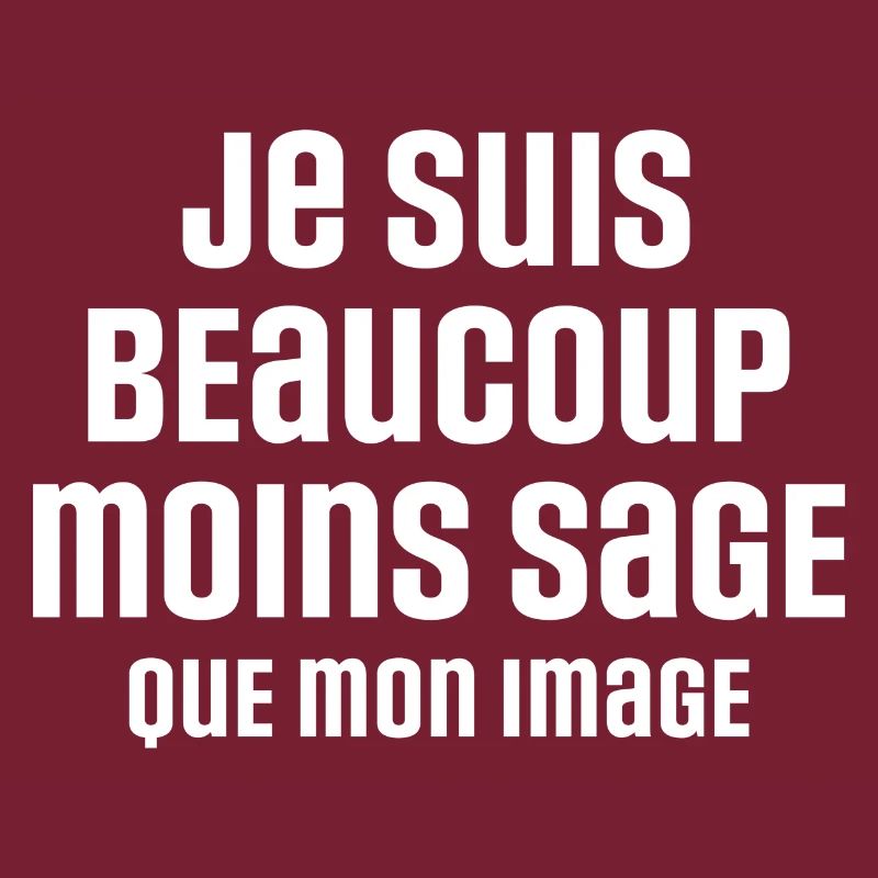 Je suis beaucoup moins sage que mon image