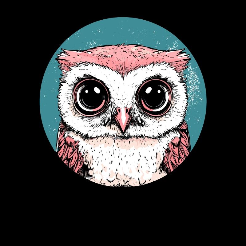 Große Augen Eule