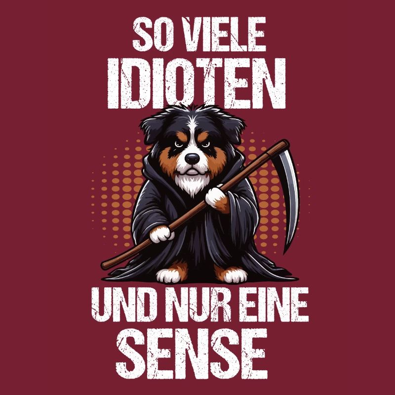 So Viele Idioten Australian Shepherd Aussie hund