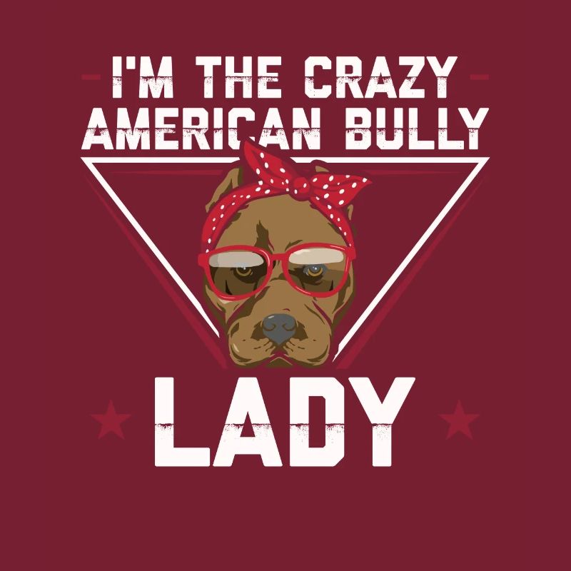 American Bully Hundebesitzer Frauchen Geschenk