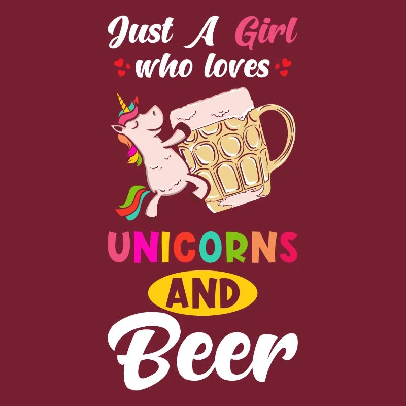 Bier und Einhorn Spruch