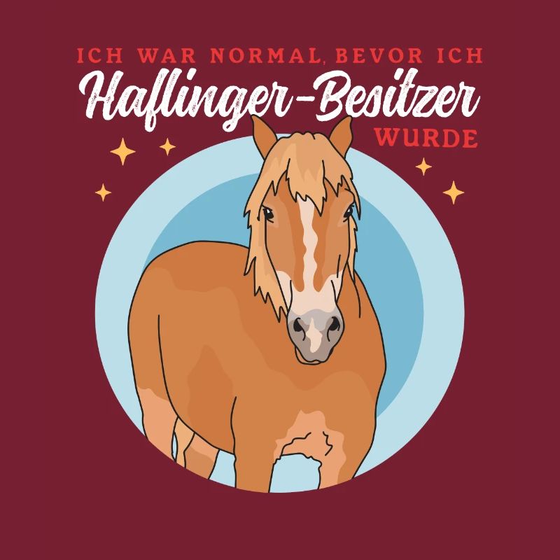 Haflinger Pferd Haffi Pferdebesitzer Geschenk