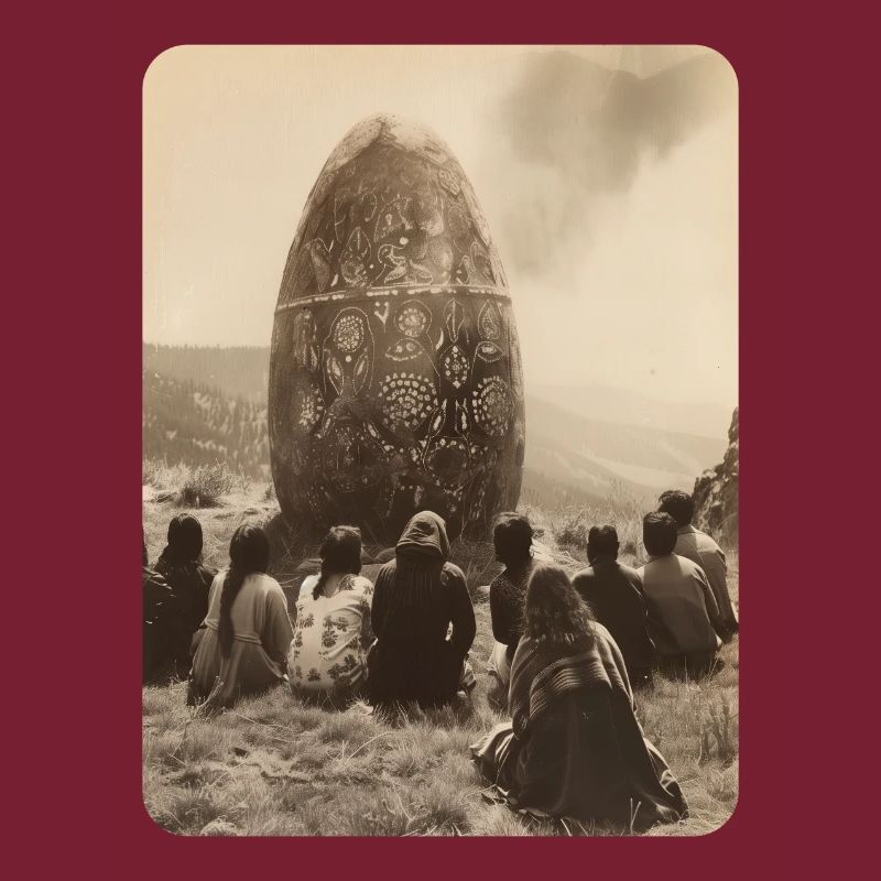 praise the egg monolith