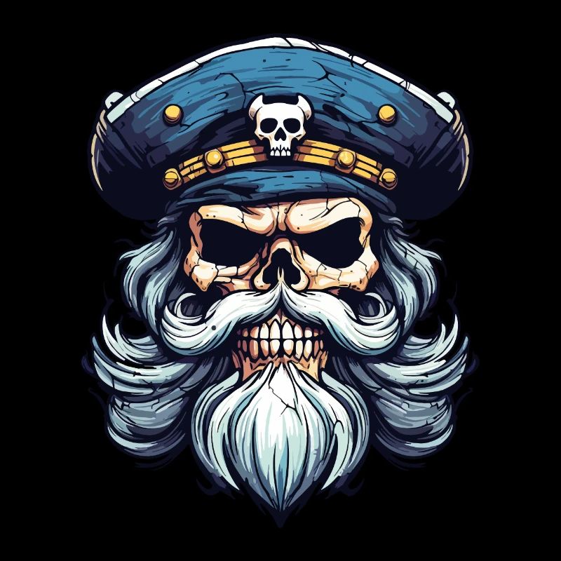 Sailor Skull Skull Captain Ahoy Ship